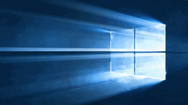 Windows 10s new desktop wallpaper is made out of light The Verge 660x367