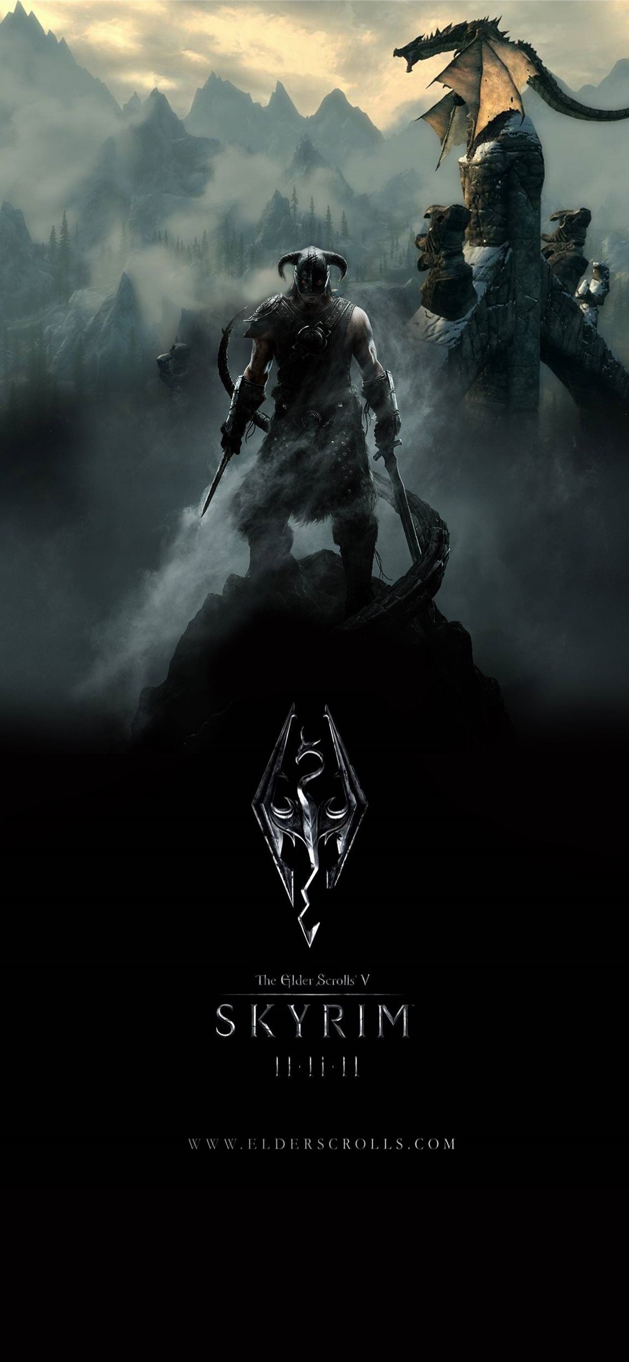 The Elder Scrolls V Skyrim iPhone Wallpaper