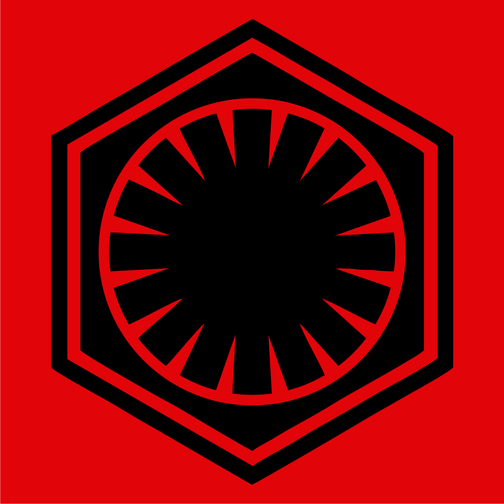 Star Wars The Force Awakens First Order Logo By Ovidiumuca On