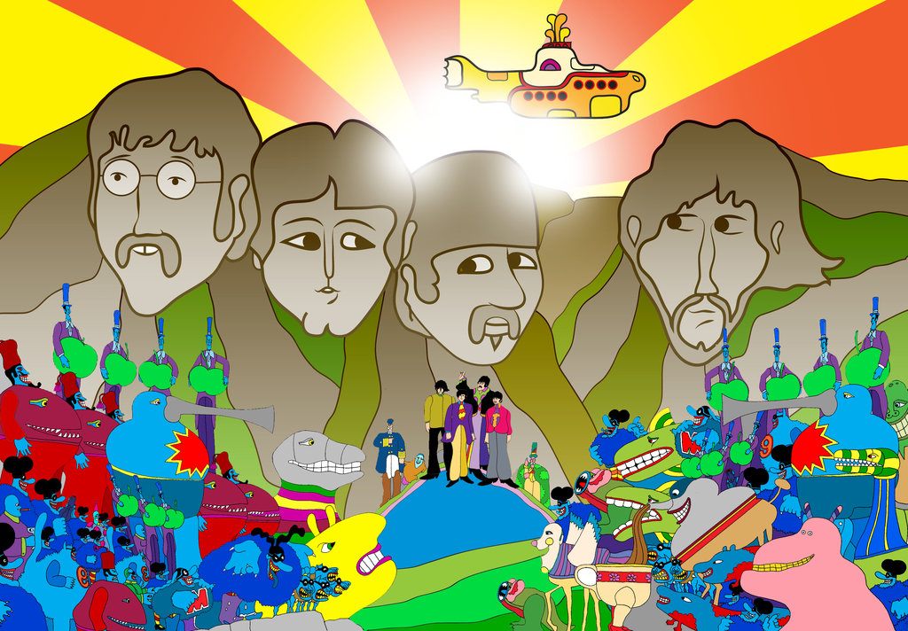 Yellow Submarine   The Beatles by Cryptdidical on