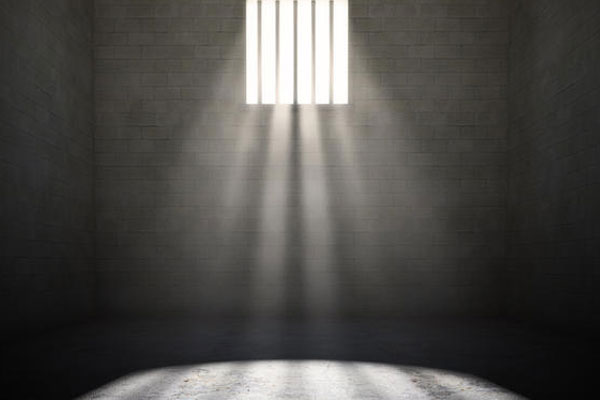 Jail Cell Background Freedom in a prison cell 600x400
