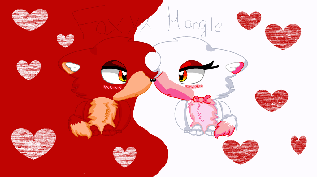 Free Download Foxy X Mangle Fnaf By Darknightmarewing 1024x574 For Your Desktop Mobile Tablet Explore 49 Fnaf Foxy And Mangle Wallpaper Fnaf Foxy And Mangle Wallpaper Foxy And Mangle