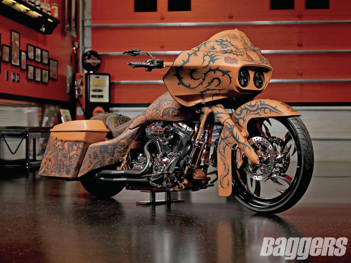 Harley Davidson rat look