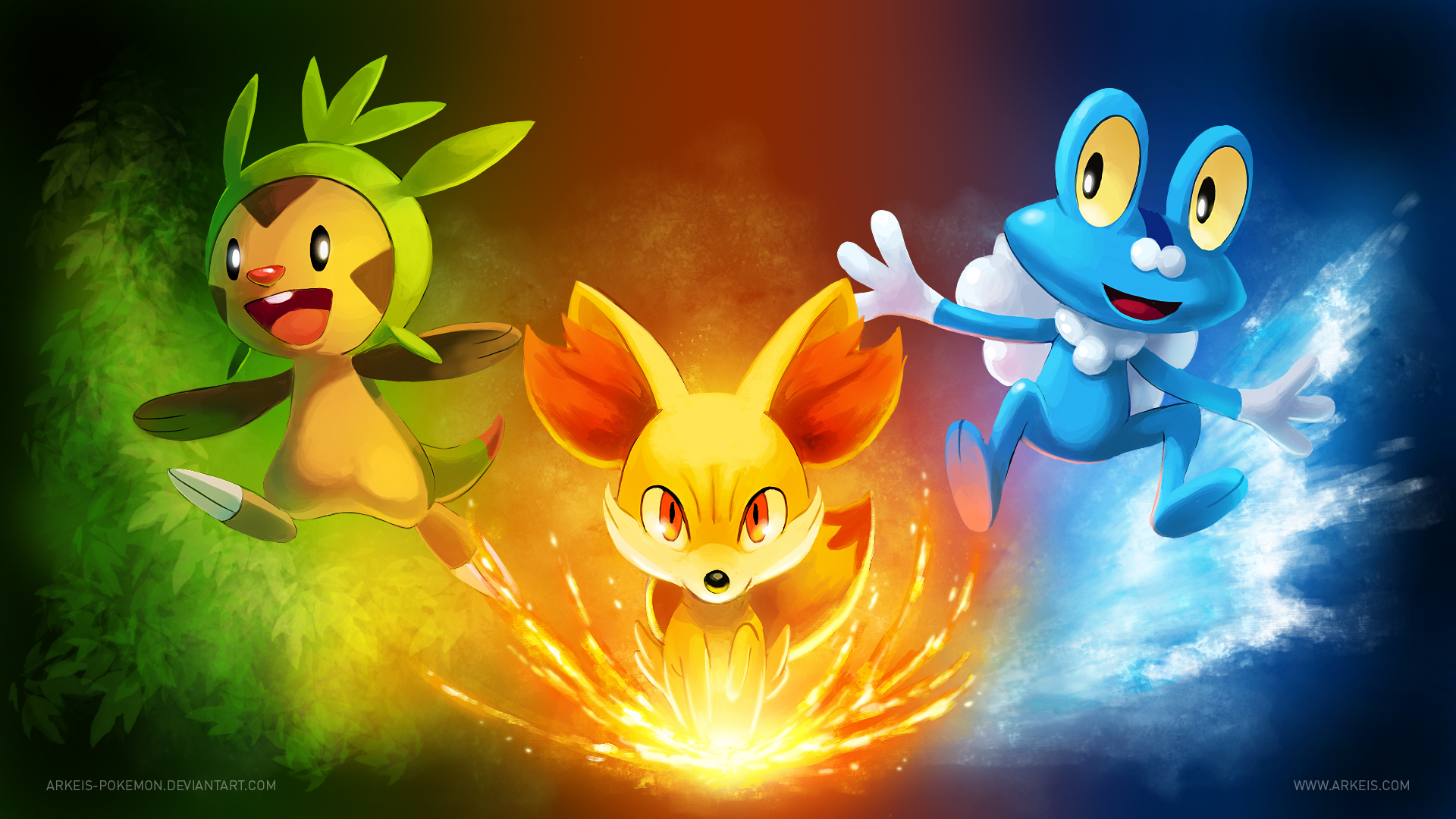 New Pokemon Starters X And Y