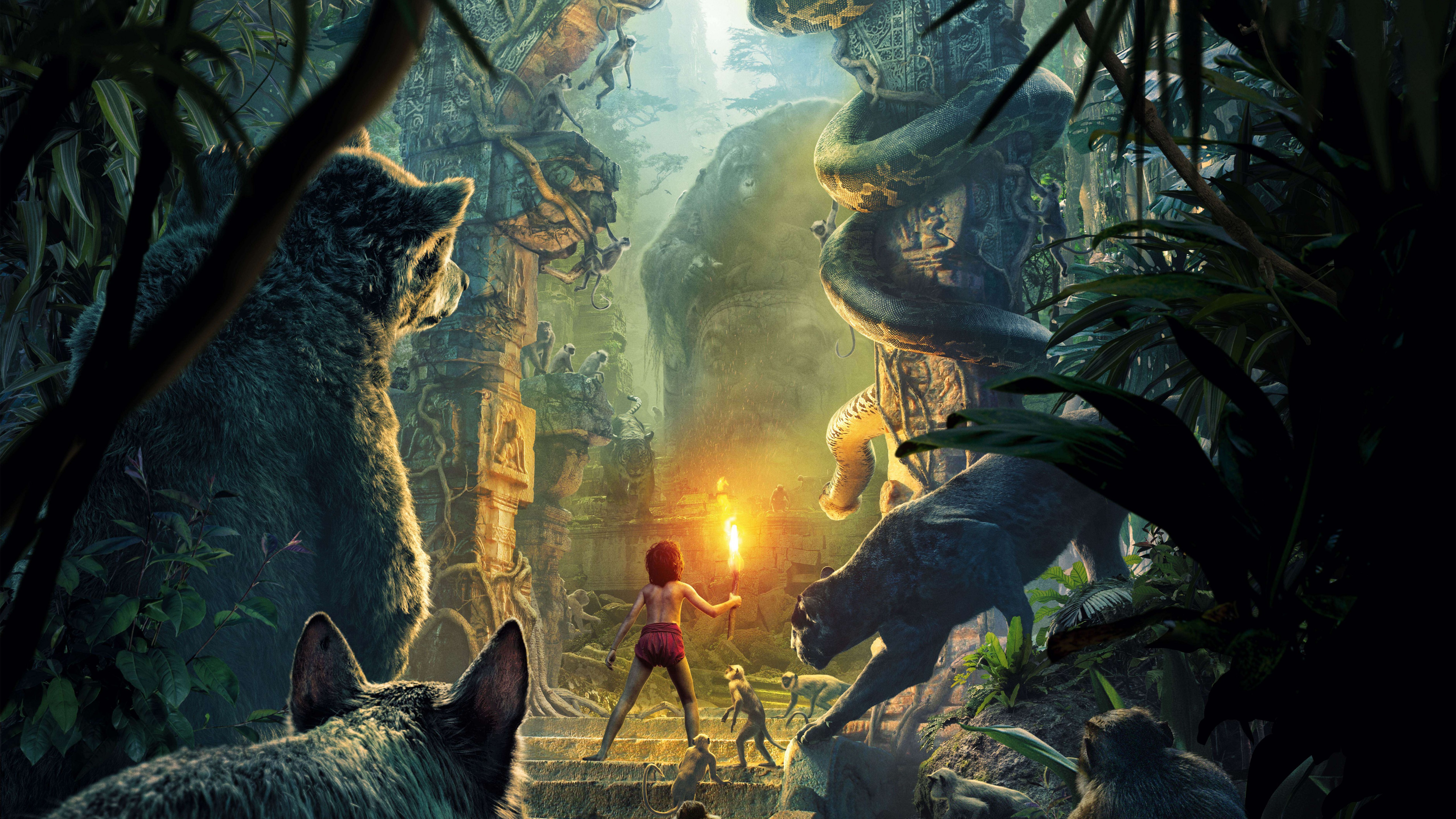 The Jungle Book 2016 5k Retina Ultra HD Wallpaper Background