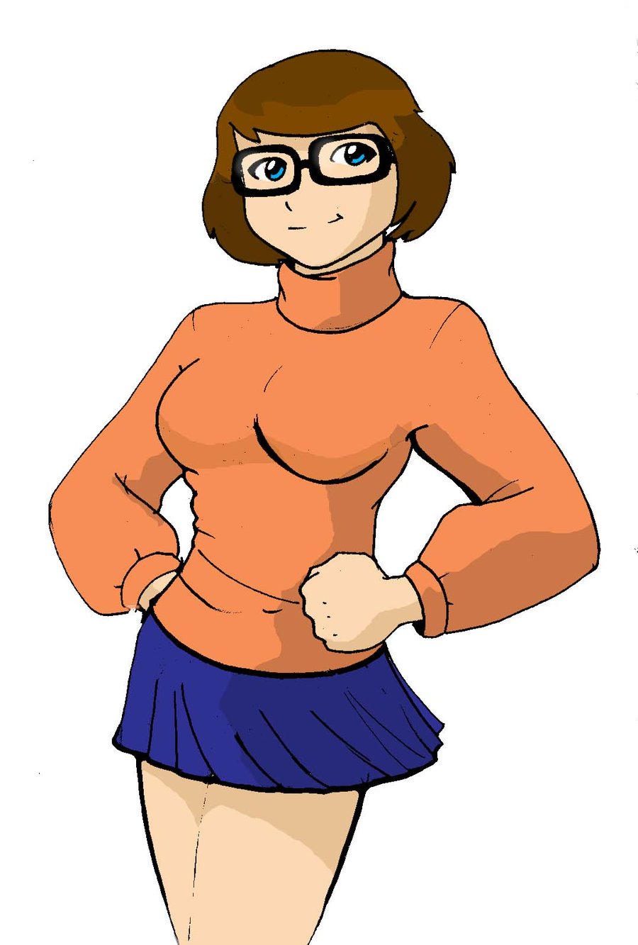 Velma Dinkley Scoodby Doo Cartoon Wallpaper