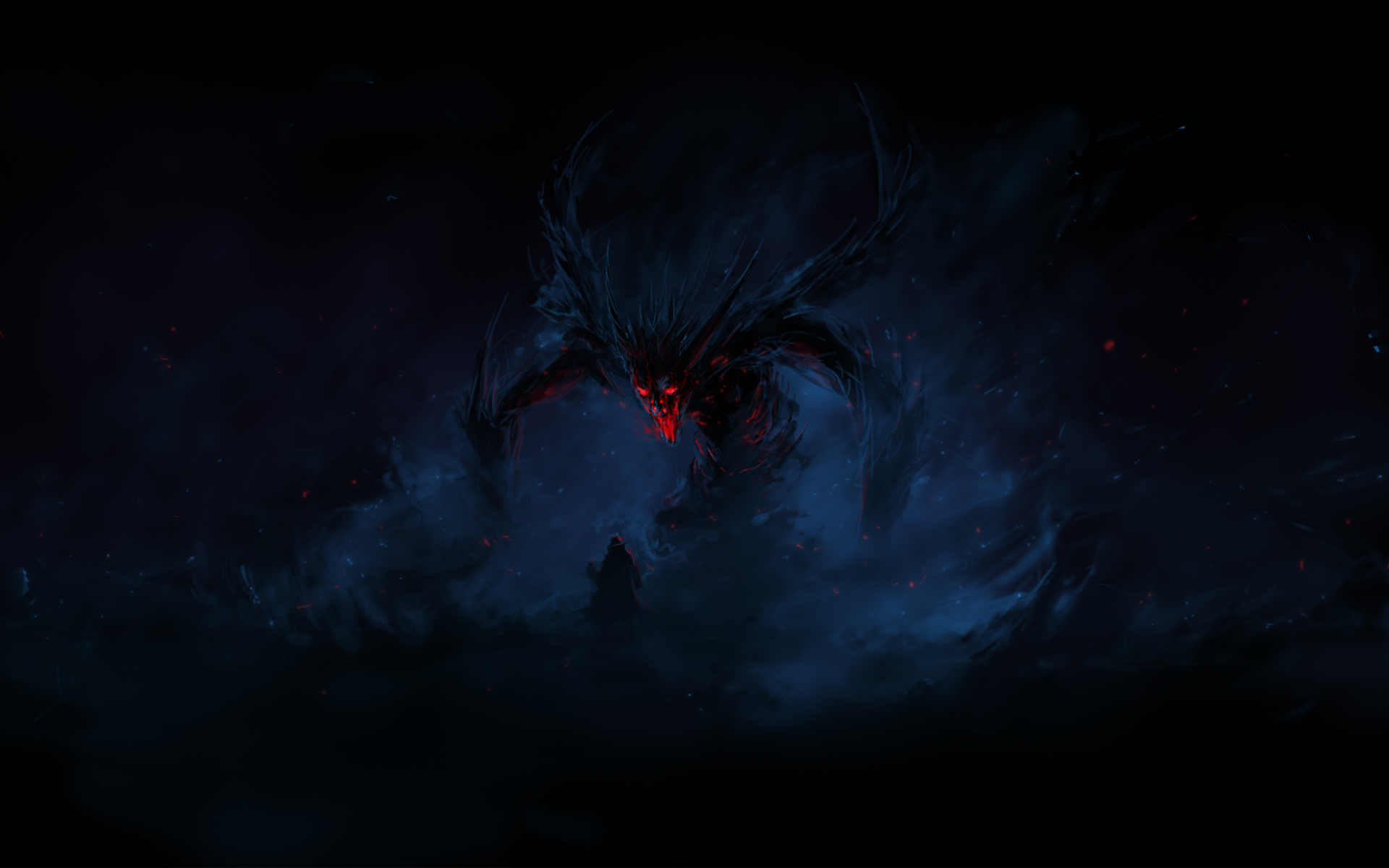 Ichigo Kurosaki Black Bleach Blue Cloud Dark Demon Final Wallpaper  फट  शयर