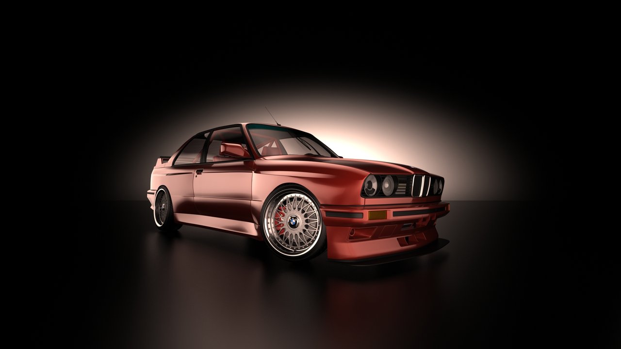 BMW e30 M3 Front by DaveCox on