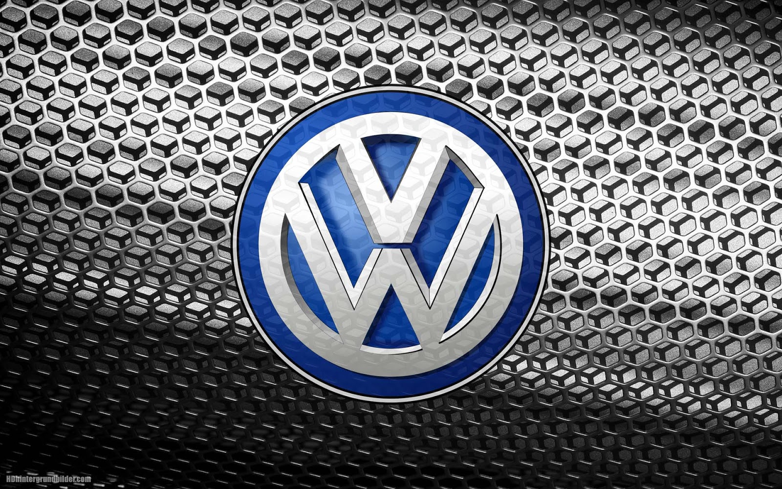 Sch Nen Grauen Metall Vw Wallpaper Mit Logo Volkswagen