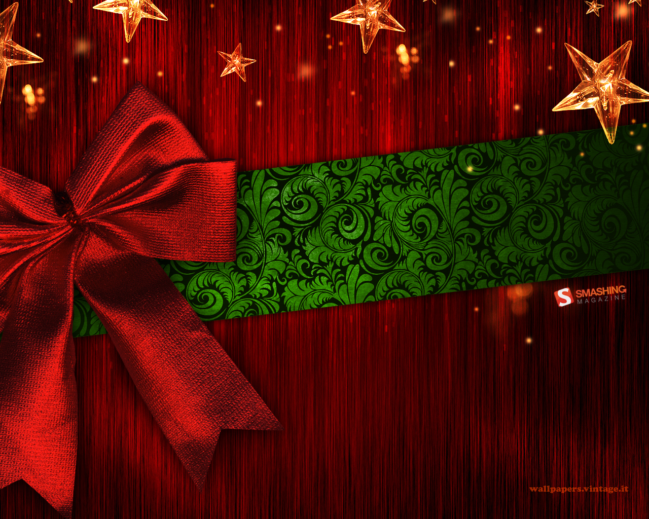 Card Wallpaper Christmas Stripes Stars Background