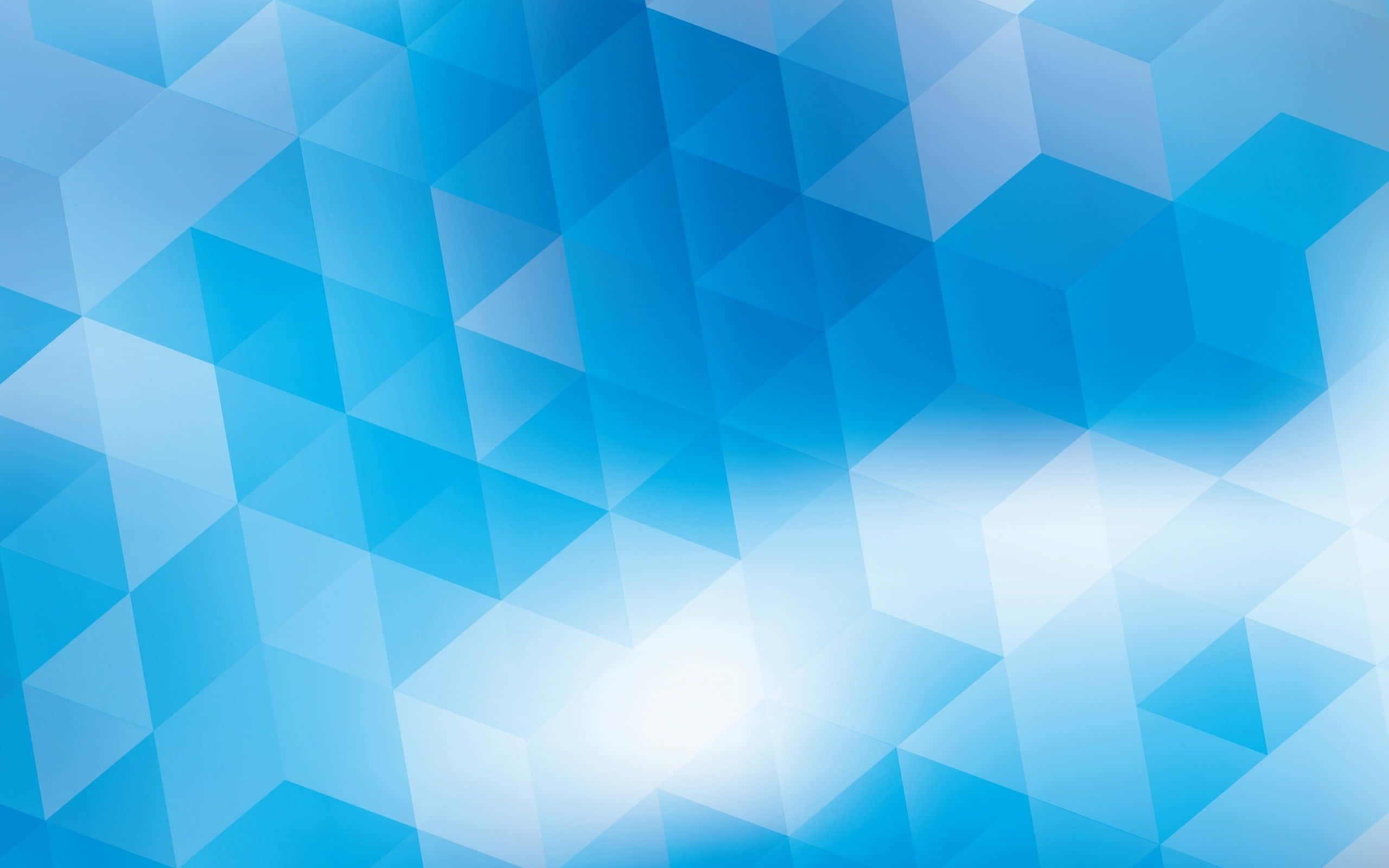 Blue Geometric Wallpaper
