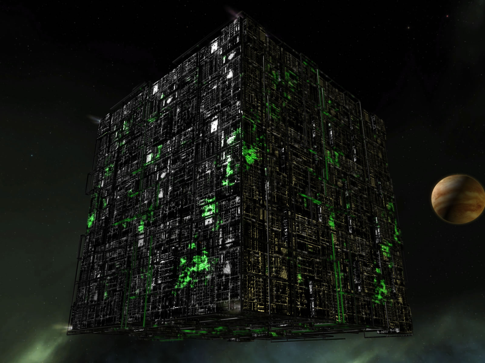 Borg Cube Delta Quadrant Resistance Is Futile Of Photoboats