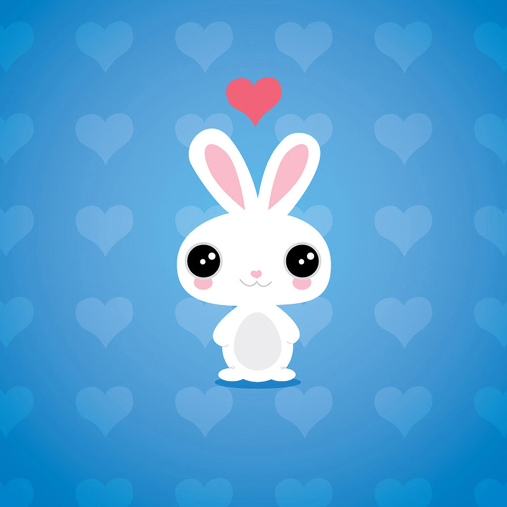 iWallpapers   Cute cartoon rabbit wallpaper iPad air 2