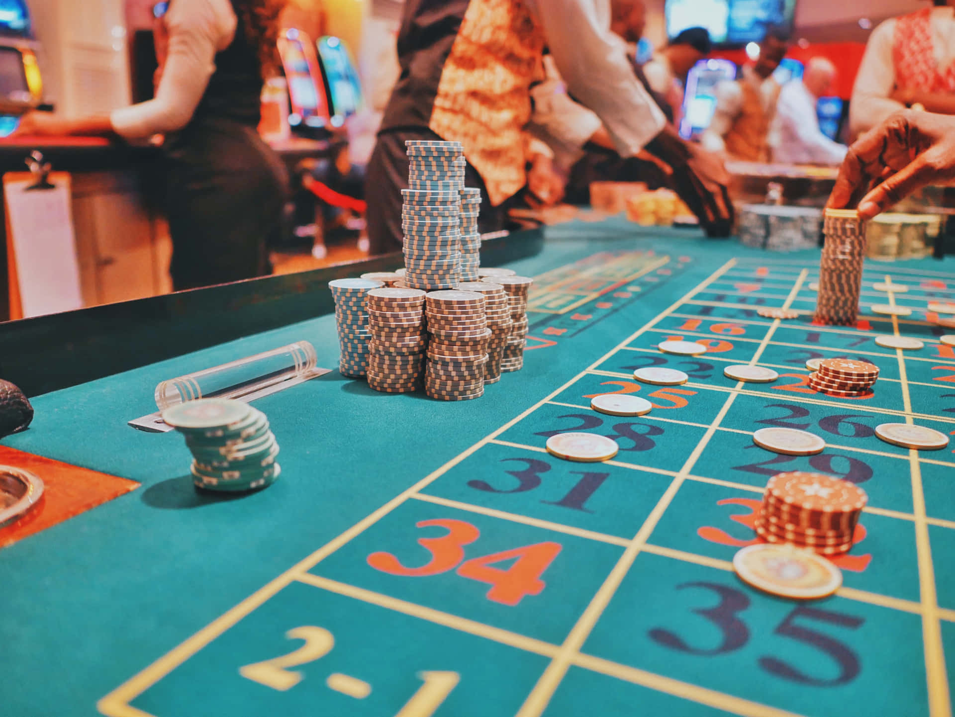 Poker Table X Background Wallpaper