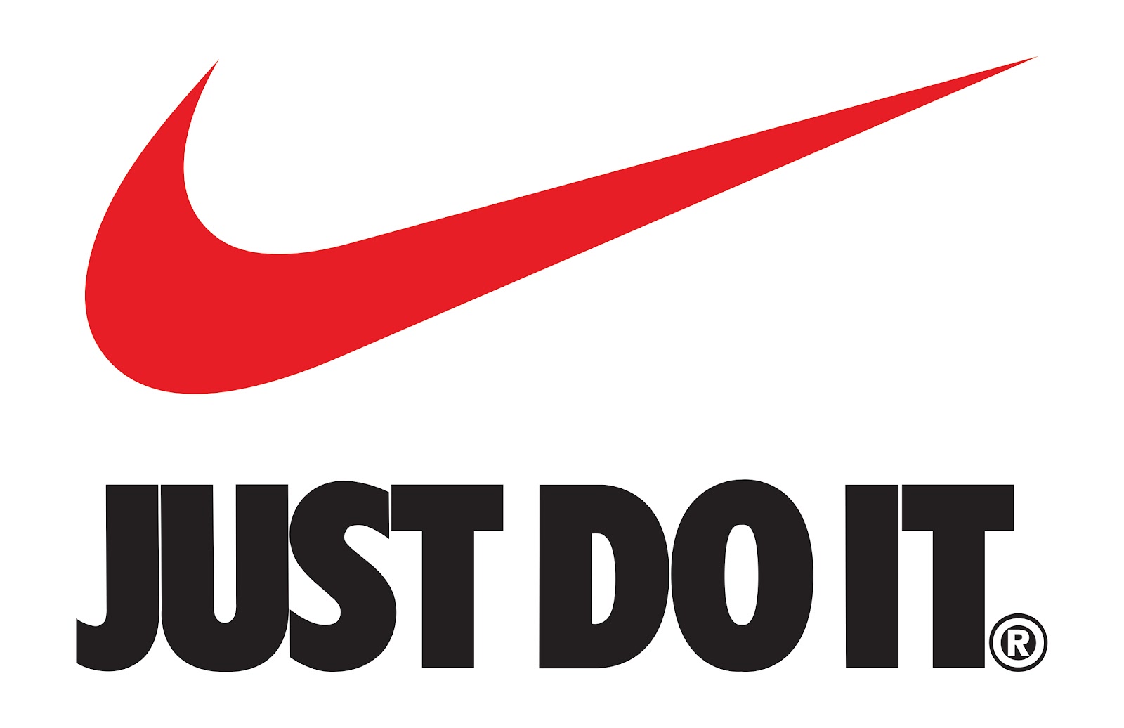Red Nike Logo HD Wallpaper Just Do It
