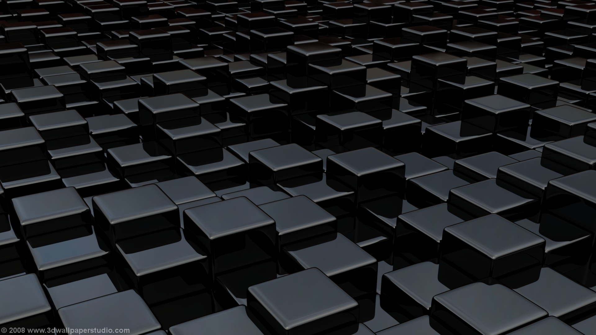 Black Cube World Wallpaper In Screen Resolution