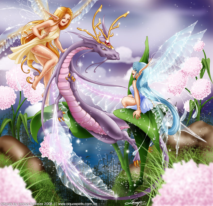 Fairy Dragon by LenBarboza on