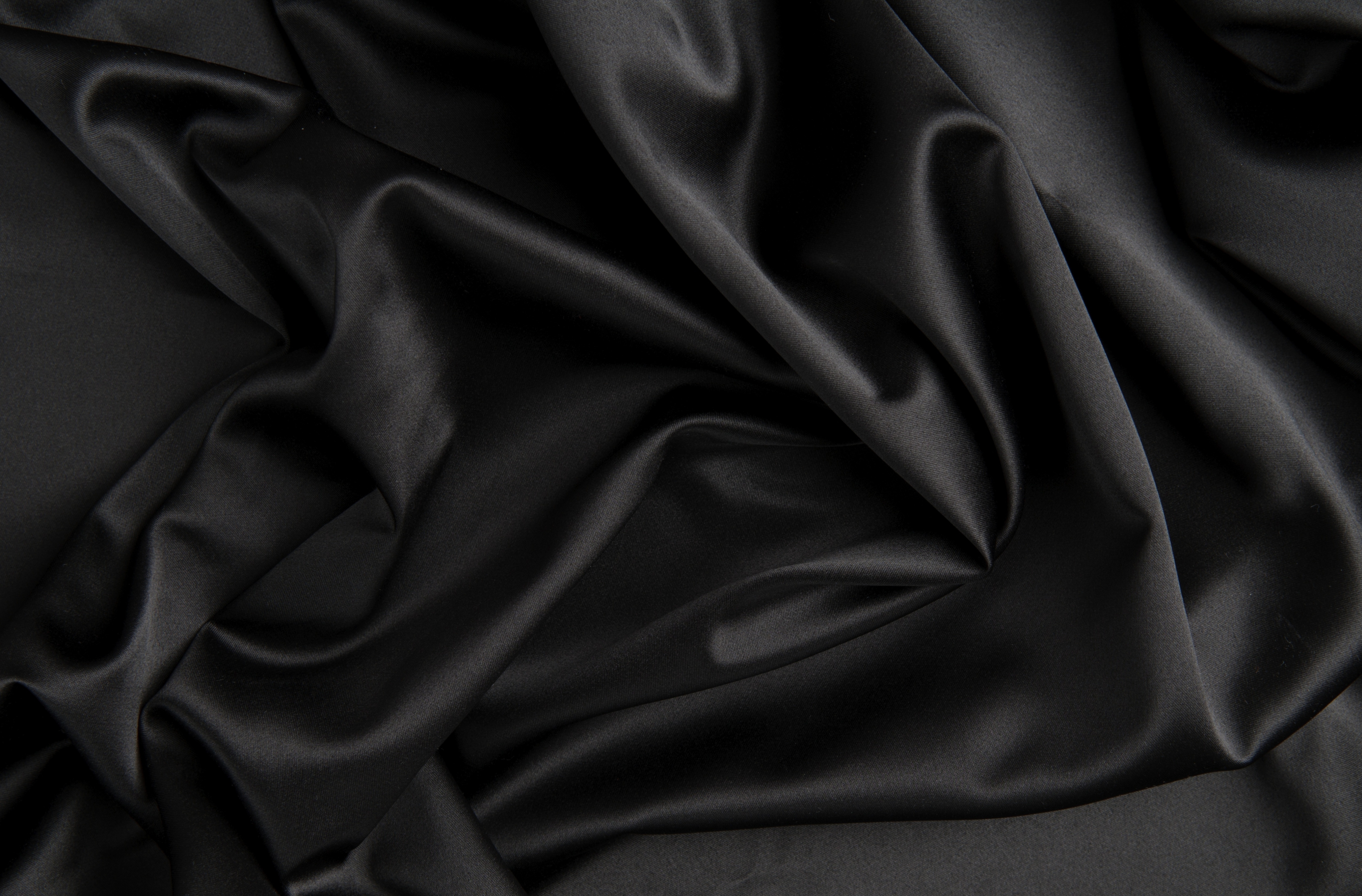 Silk satin cloth black folds texture wallpaper   ForWallpapercom