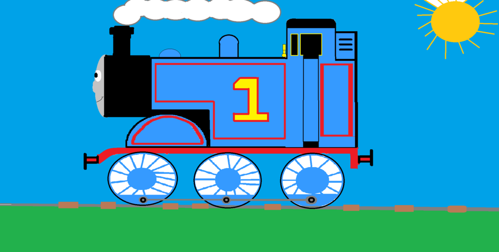 Thomas The Tank Engine With Background And More By