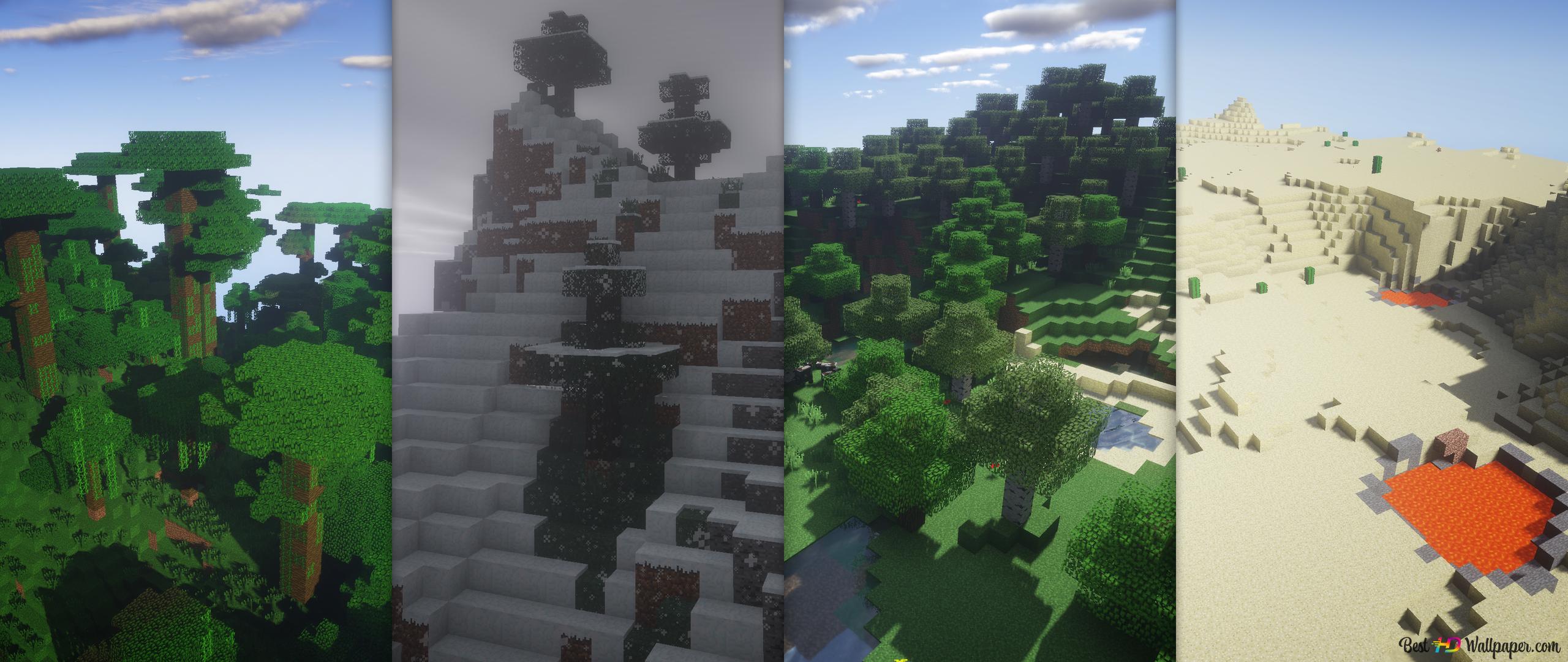 Minecraft Landscape 4k Wallpaper