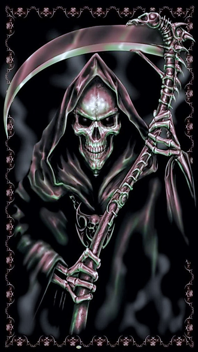 Grim Reaper iPhone Wallpaper Tags Art Cemetery Danger Dark Death