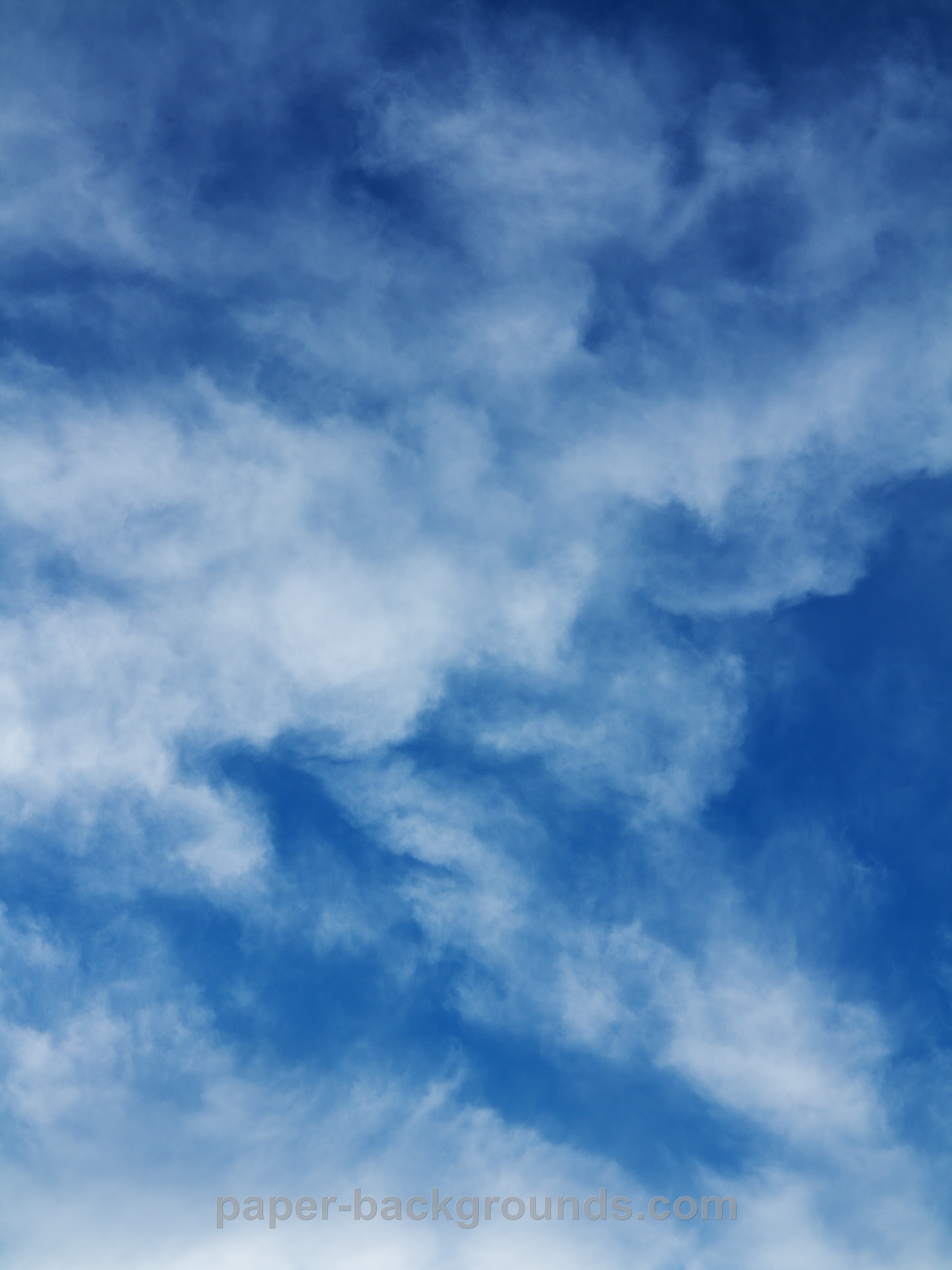 Blue Sky Clouds Texture Background Paper Background