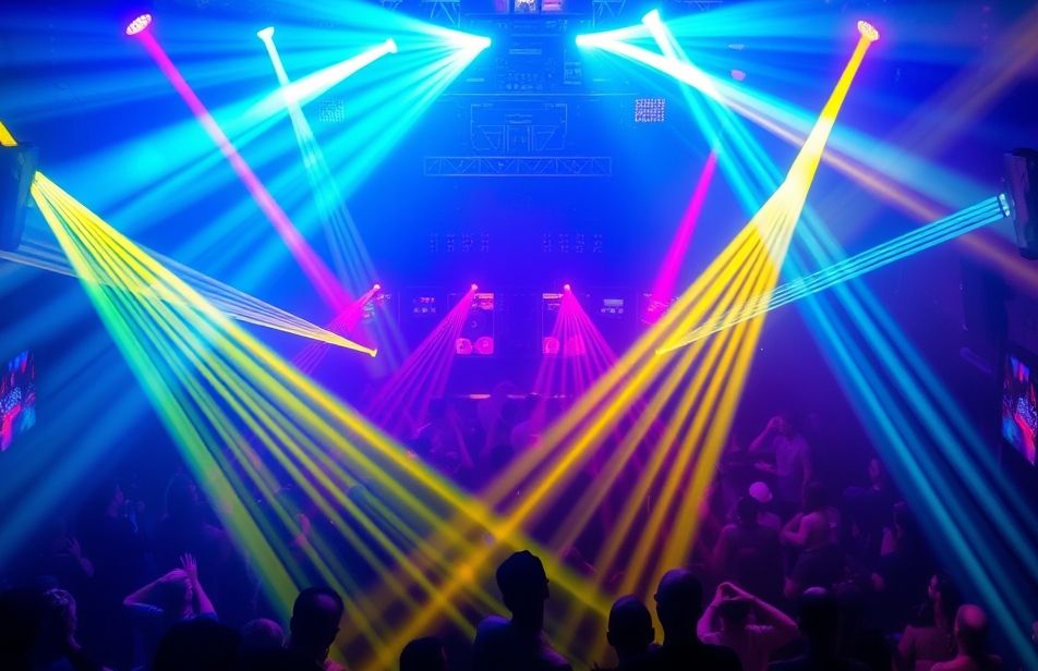Led Dj Lights Wallpaper