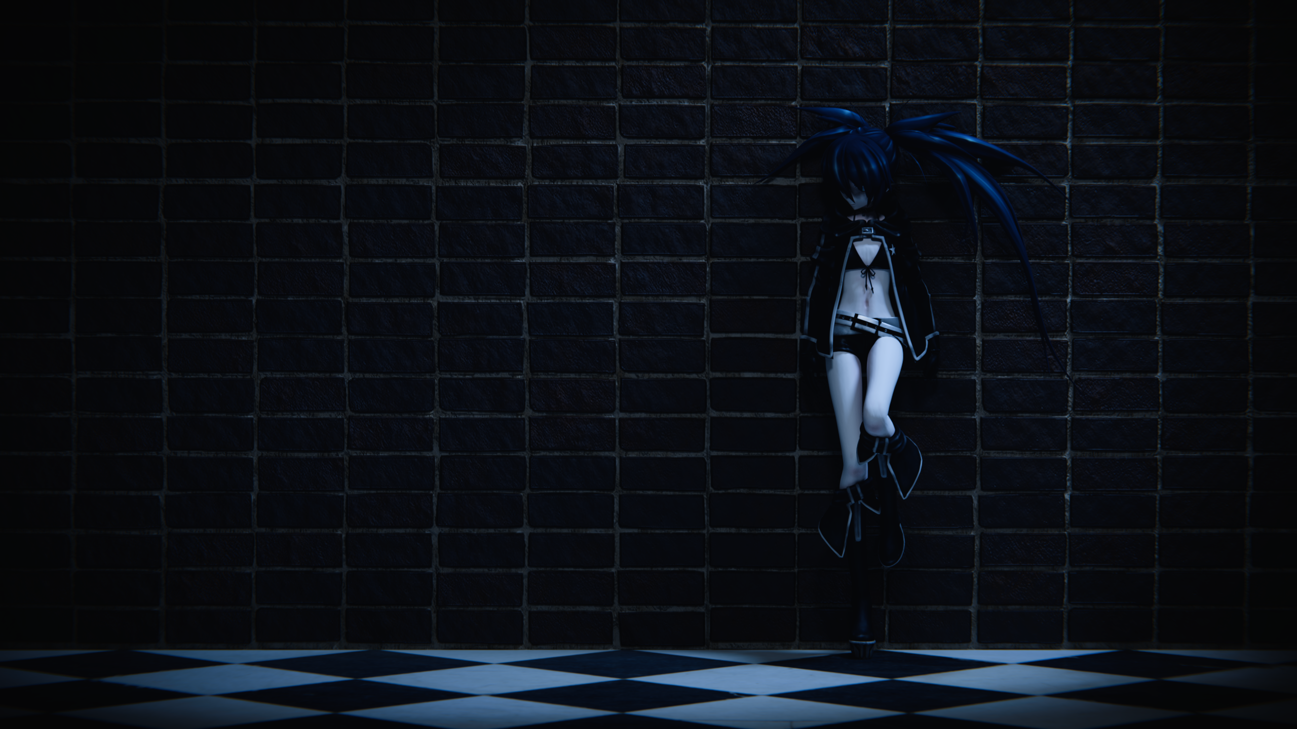Black Rock Shooter Wallpaper Thingy By Chrissy Tee On