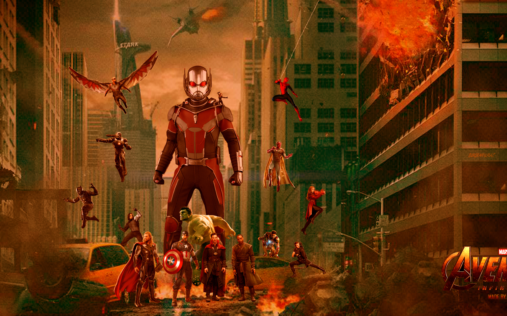 Avengers Infinity War Fan Art HD 4k Wallpaper