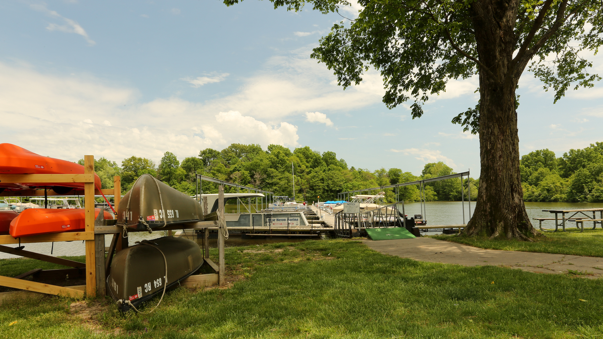 Blue Heron Marina And Campground Enjoy Illinois