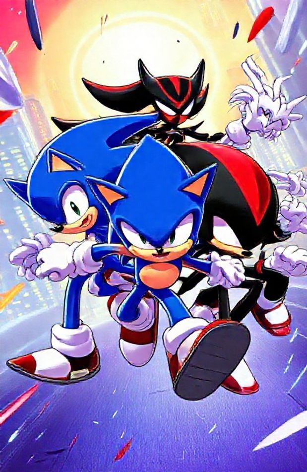 Sonic Shadow And Silver Wallpaper