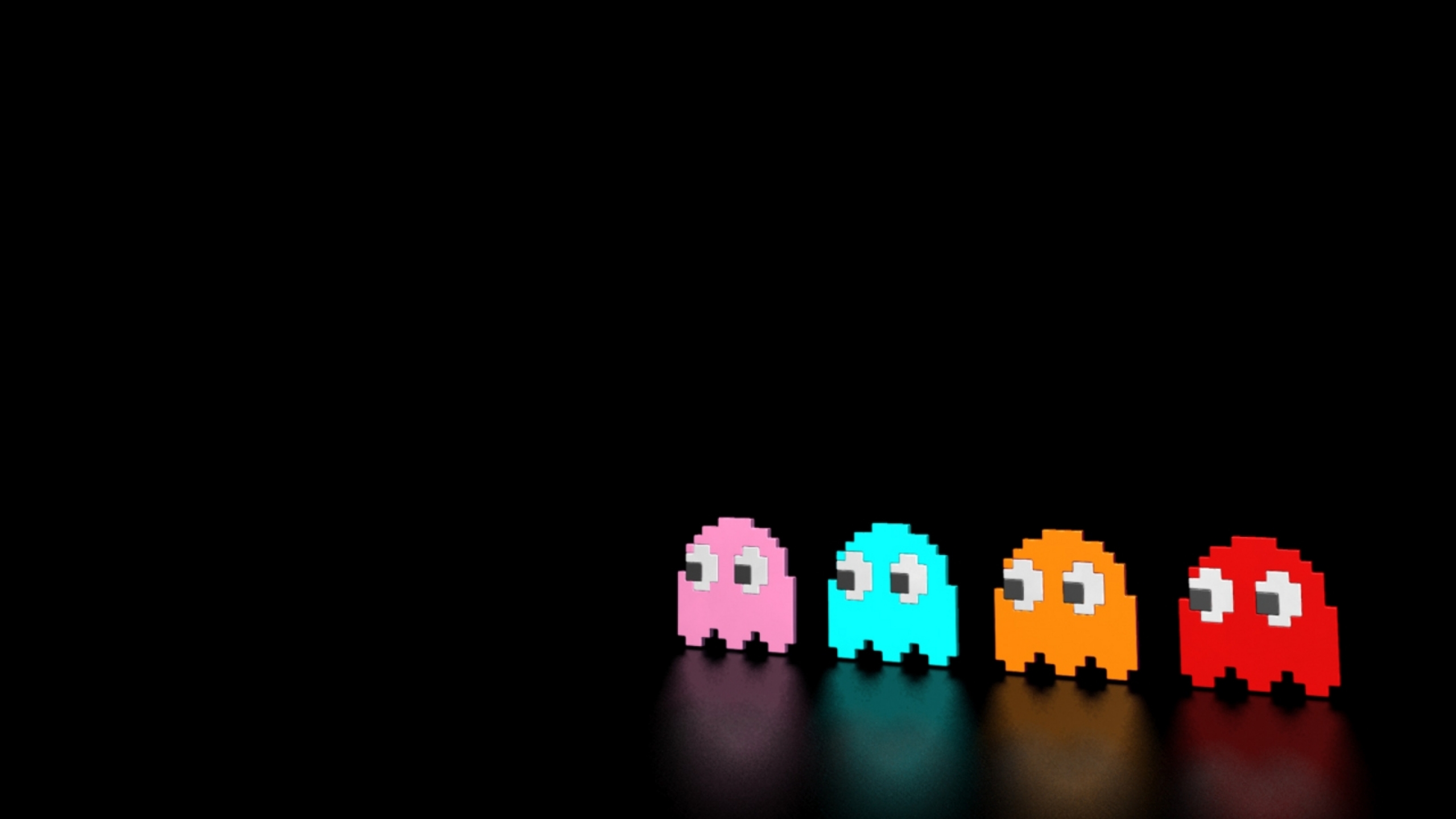 Wallpaper Video Games Ghosts Pacman Retro