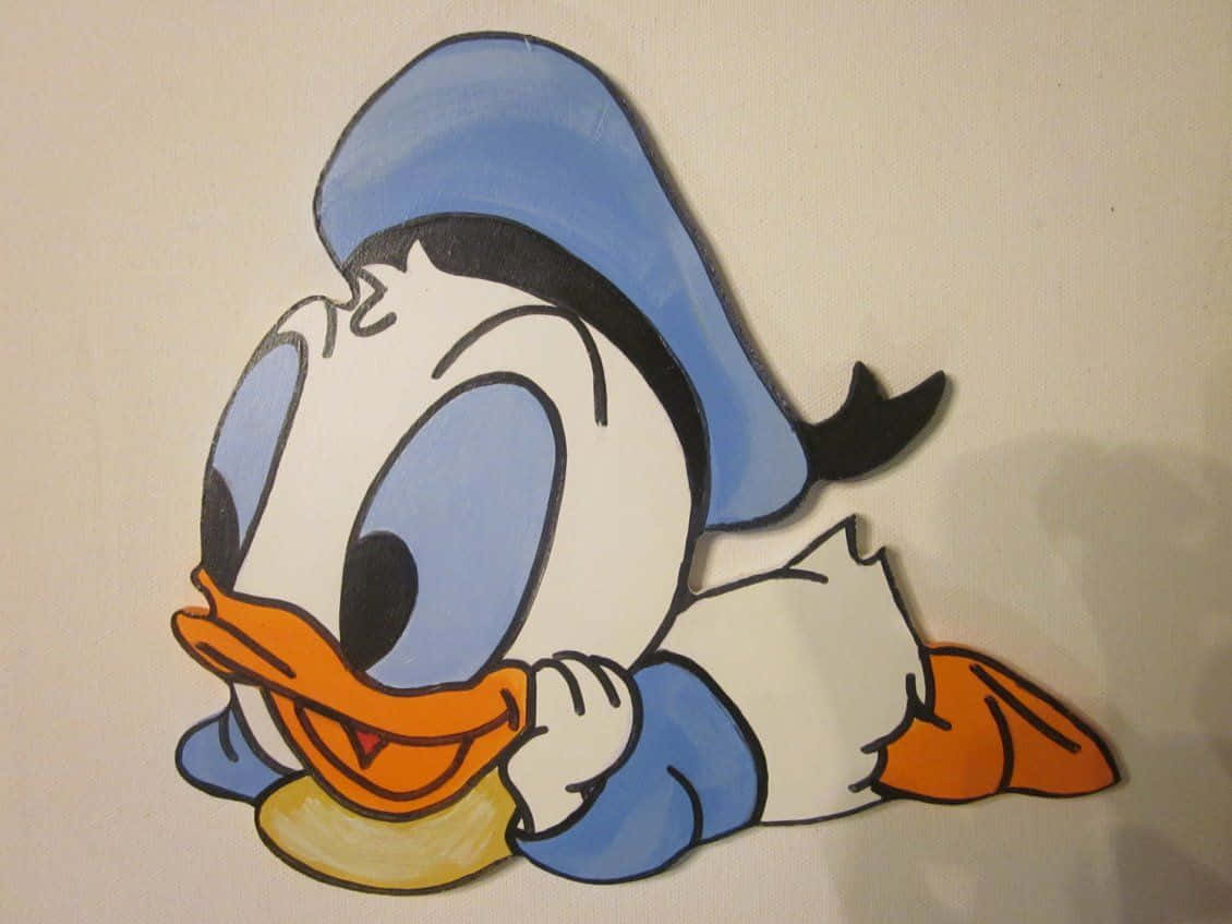 Baby Duck Background Wallpaper
