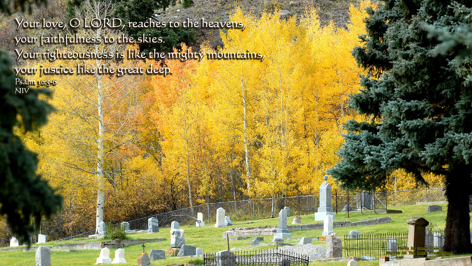 Desktop With Bible Verses Fall Colors Mountains And Country
