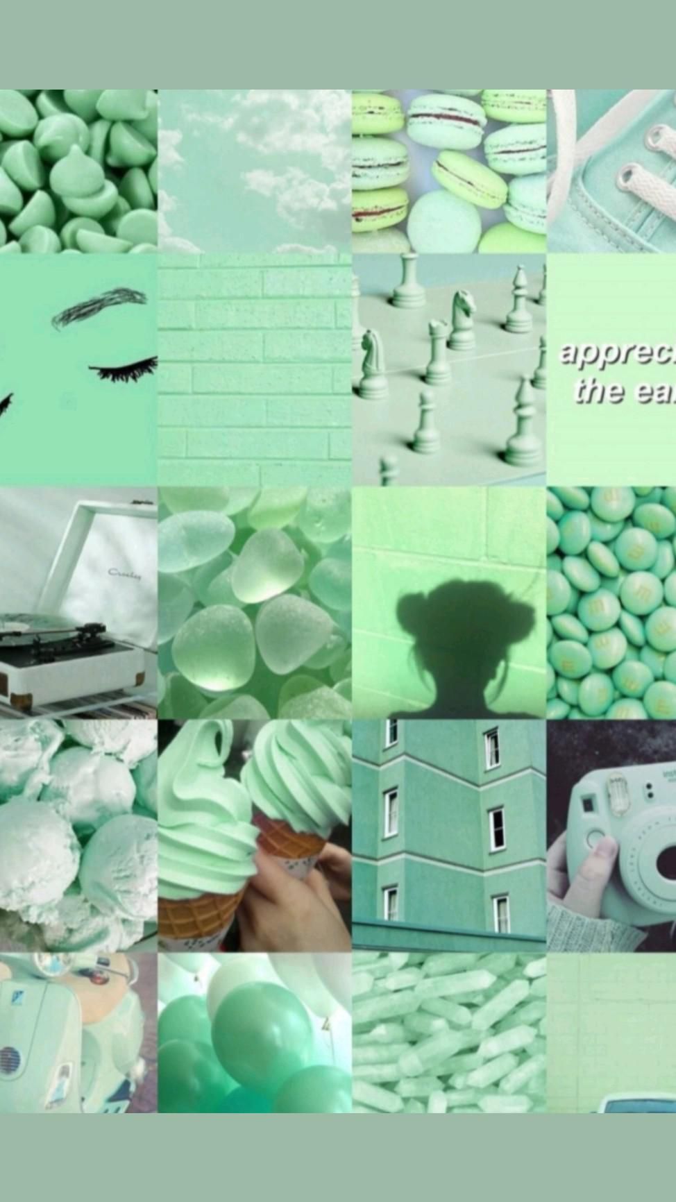 Mint Green Aesthetic Wallpaper