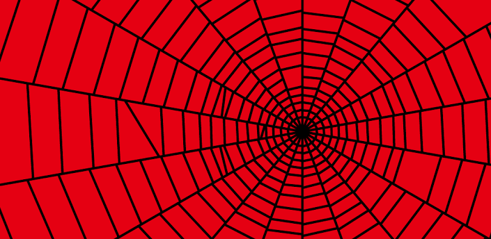 Spiderweb Wallpaper Red