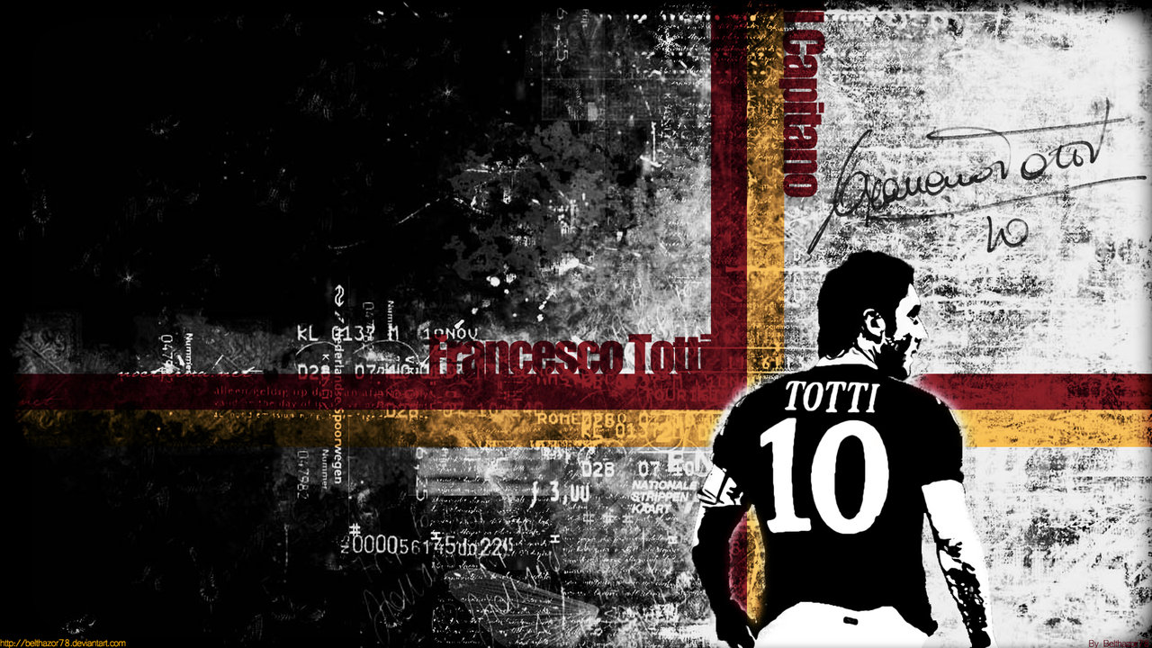 Francesco Totti Bandiera By Belthazor78