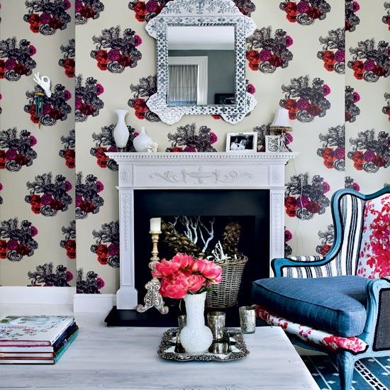 Bold Floral Wallpaper For The Home