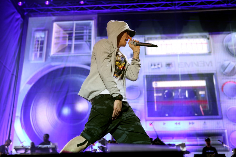 Music Midtown Eminem Performance Stock Photos Image