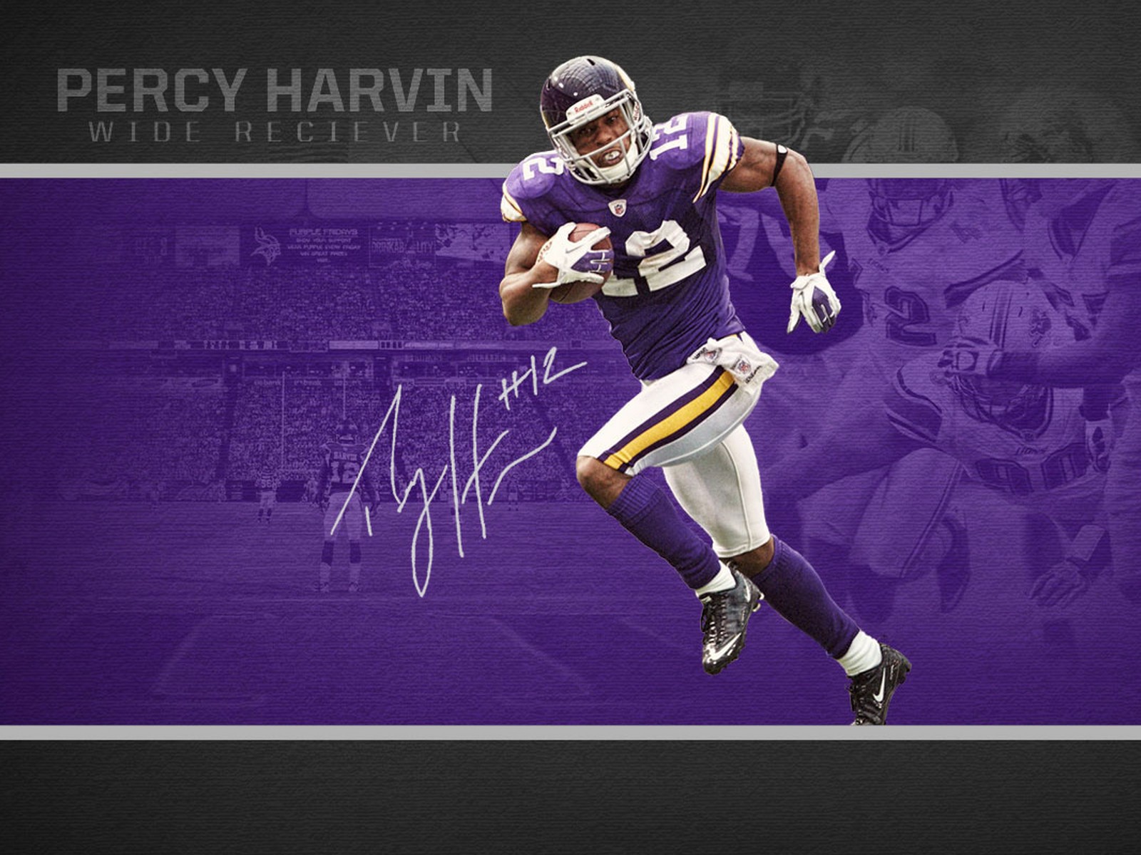 Minnesota Vikings Wr Percy Harvin Desktop Nfl