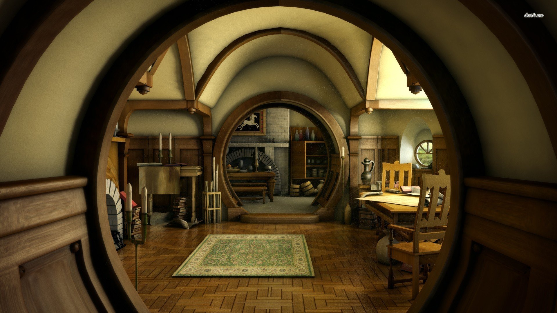 38 Hobbit House Wallpaper On Wallpapersafari