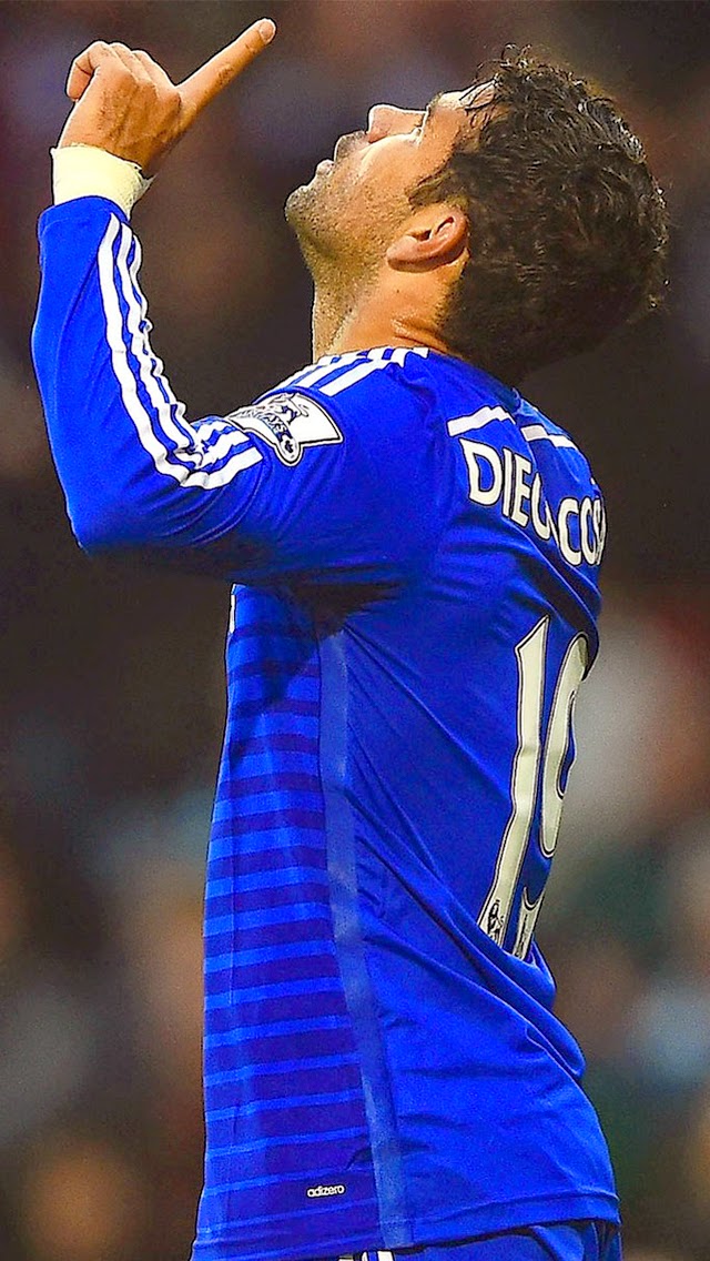 Diego Costa Chelsea F C Football Legends iPhone Wallpaper