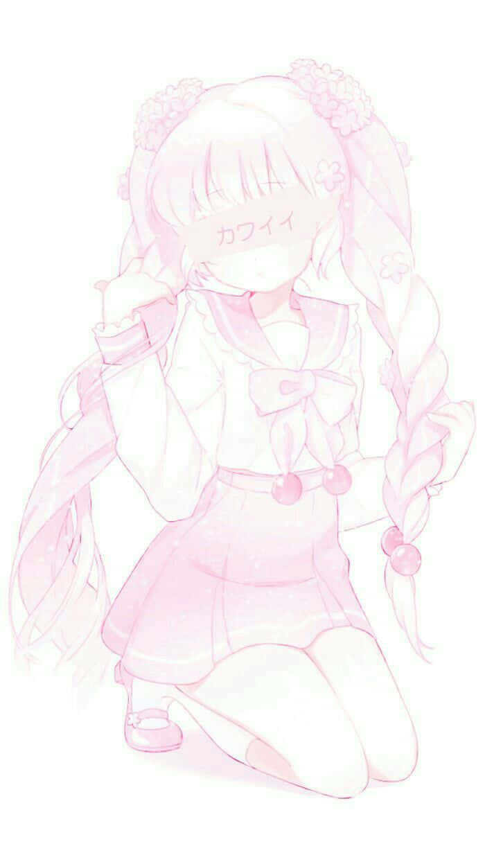 This Cute Pastel Pink Aesthetic Anime Wallpaper Will Transport