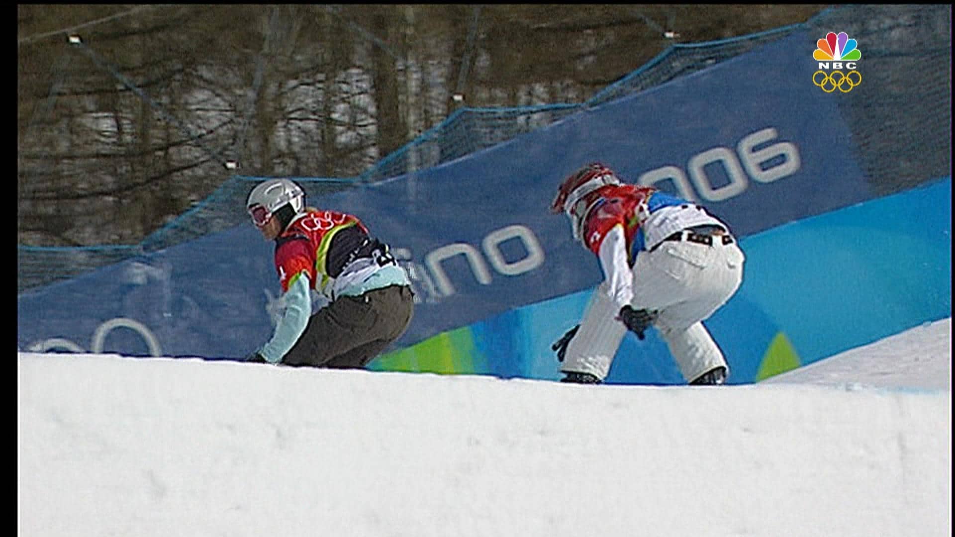Torino Lindsey Jacobellis Snowboard Cross Crash Nbc Olympics