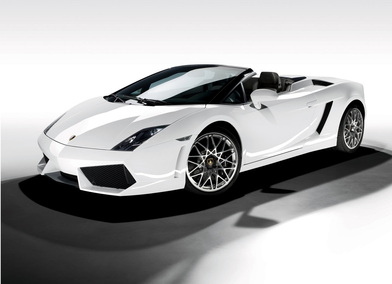 Lamborghini Gallardo Spyder White Cool Car Wallpaper