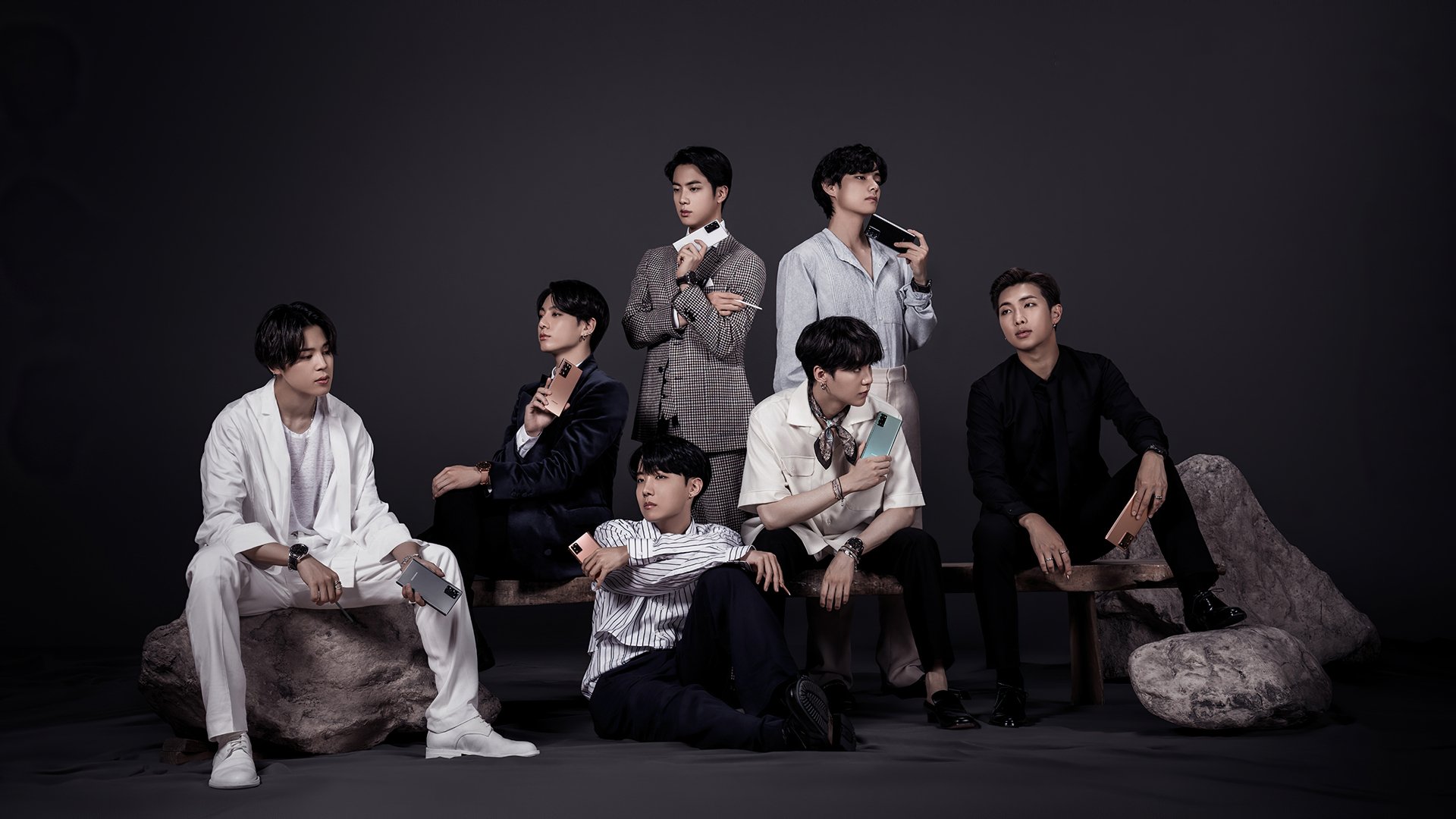 Bts Music Group HD Wallpaper For Desktop