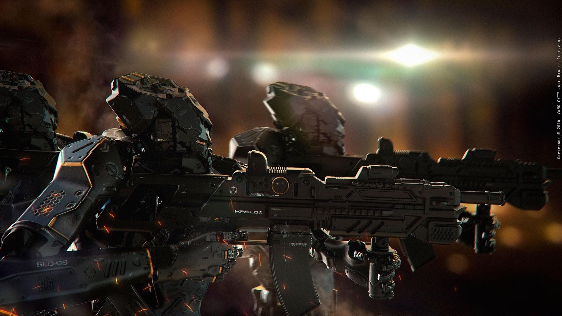 Robot Soldier Science Fiction Military Screenshot