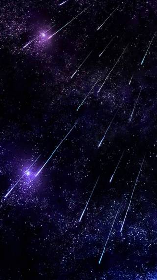 Shooting Stars Abstract And 3d iPhone Wallpaper