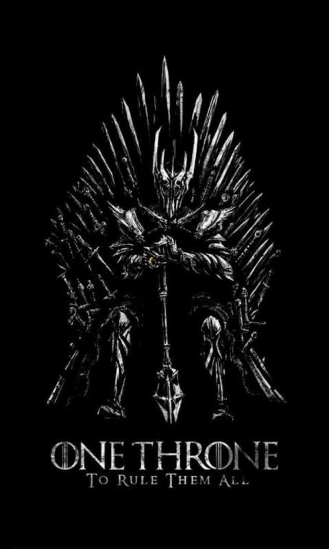 Lord of rings game thrones iron throne wallpaper 53942 480x800