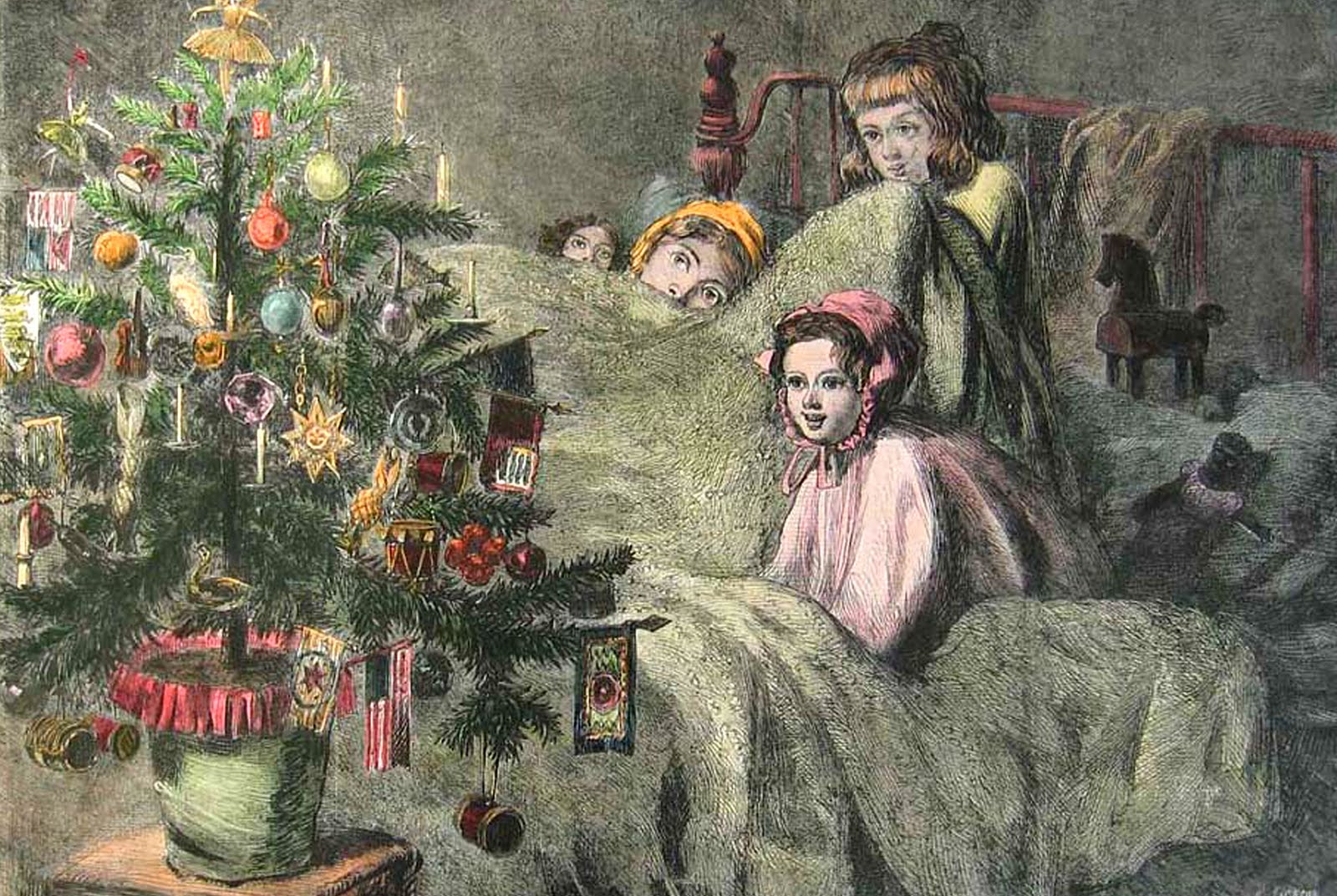 Christmas Victorian Wallpaper